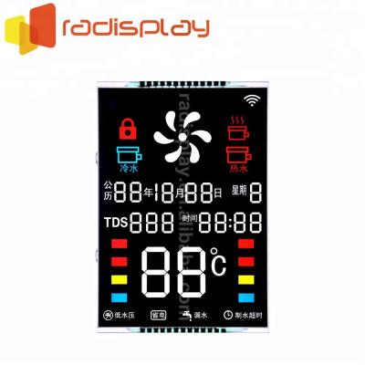 China Custom High Contrast Color Segment Va LCD Display RPYLCD-120396 for sale