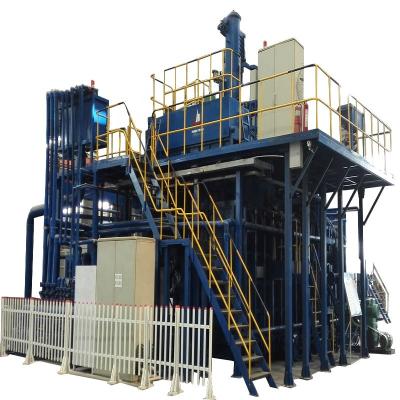 China Machinery Repair Shops 1 Ton Semi-continuous High Temperature Vacuum Induction Aluminum Scrap Melting Electric Furnace for sale