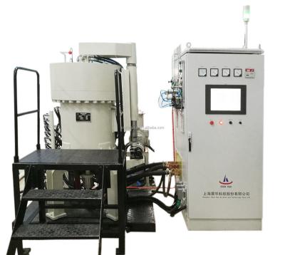 China Machinery Repairs Workshop 9.8MPa Silicon Nitride Vertical Industrial High Temperature Vacuum Gas Pressing Sintering Furnace for sale