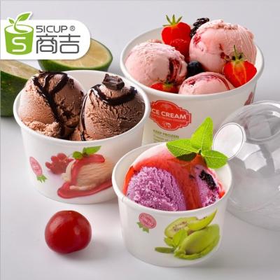 China 3oz 5oz 8oz Paper Cup Single Wall Custom Mini Ice Cream Paper Cup For Ice Cream for sale