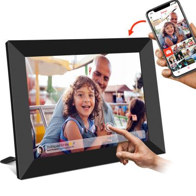 China Wifi FRAMEO 10.1 Inch Smart WiFi Digital Picture Frame IPS Touch Screen 16GB Storage Easy Setup To Share Photos Or Videos Via Free F for sale