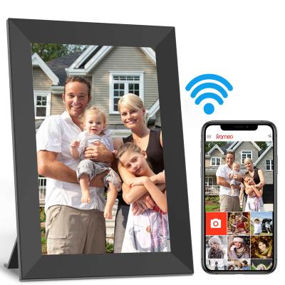 China Wifi Factory Wholesale Price Android Photo Frame Clock Frameo App Wifi Cloud Digital Photo Picture Frame for sale