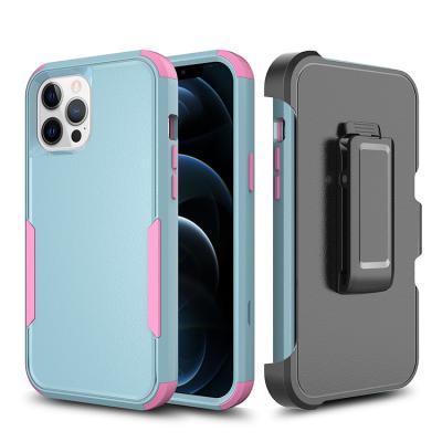 China Durable Dropproof Anti-fall Belt Clip Holster Phone Case Rugged Full-body Phone Protect Shell For Samsung Galaxy for sale