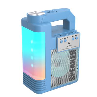 China Phone Function RGB Musix Sound Box Speaker LED Lightweight Portable Wireless Speakers with HD Sound and Bass for sale