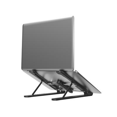 China Latest Lightweight Aluminum Alloy Stand for Tablets and Laptop with Foldable and Slim Design for sale