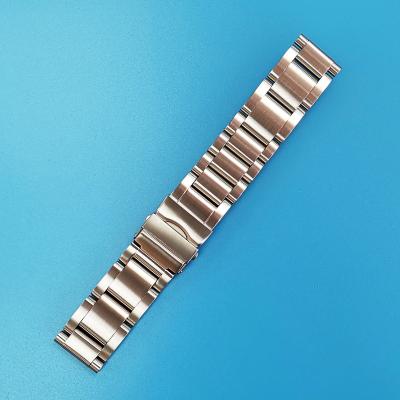 China Stainless Steel Stainless Steel Watch Band With Straight End Pieces (In Stock) for sale