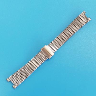 China Stainless Steel Stainless Steel Mesh Milanese Watch Band With 1.2mm Diameter Wire, Weld Specific End Pieces for sale