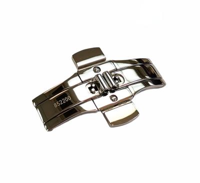 China Stainless Steel Two Push Button Butterfly Buckle for sale