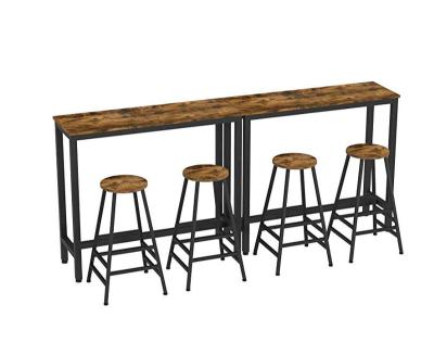 China Loft Style Sustainable Vintage Wooden Metal Industrial Desk For Living Room for sale