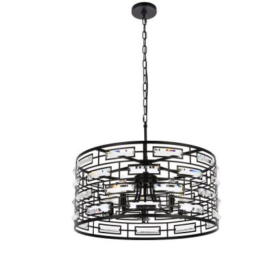 China Modern industrial chandelier round dining chandelier chandelierlighting led chandelier crystal for sale