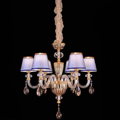 China New Europe Style Hotel Chandeliers European Luxury Glass Crystal Ceiling Lamp Pendant Lights for sale