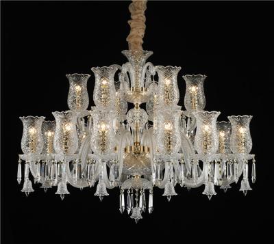 China 2020 modern hot crystal ceiling chandelier crystalk9 chandelier lights Guangdong Zhongshan Crystal Pendantcrystal chandelier for sale