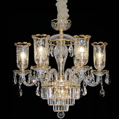 China European luxury new style grand villa hotel crystal chandelier baccarat crystal chandelier for sale