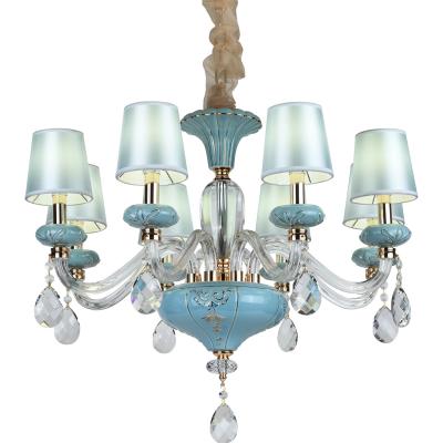 China Bathroom crystal ceramic chandelier in Zhongshan townwhite chandelier kitchen light gold antique chandelier for sale