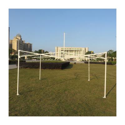 China Heavy Duty Powder Coated Steel Frame Factory Price Steel Frame 40mm Square Pipe Shaped Steel Tent Frame With Moment Connectors for sale