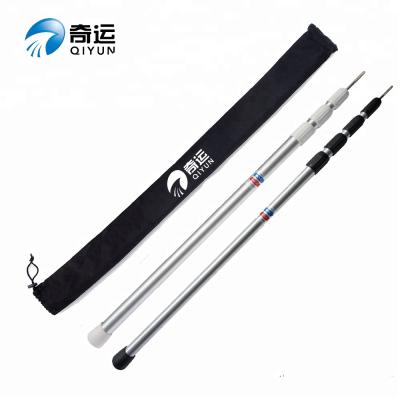 China QIYUN Eco-Friendly Telescoping Tarp Poles, Adjustable Tent Poles For Tarpaulin Of Portable And Lightweight Aluminum Tent Pole Replacement for sale