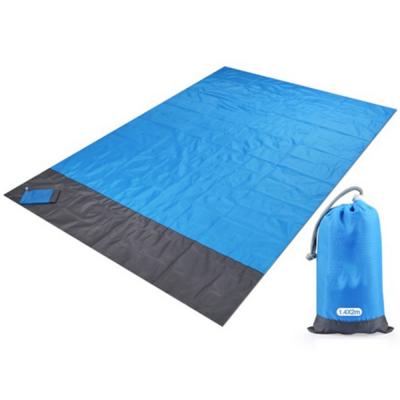 China Lightweight Oxford Outdoor Portable Waterproof Sand Mat Beach Pocket Blanket Folding Free Mat For Hiking Camping for sale