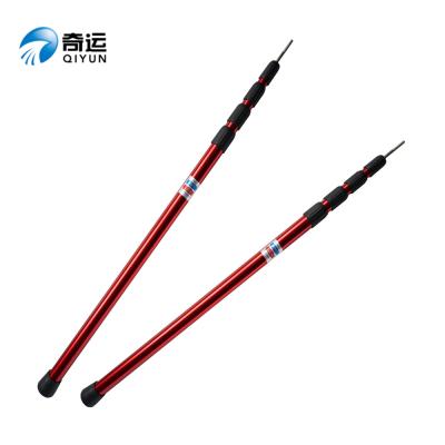 China QIYUN Eco-friendly Custom Lightweight Telescopic Pole Tent Tarp Aluminum Poles for sale