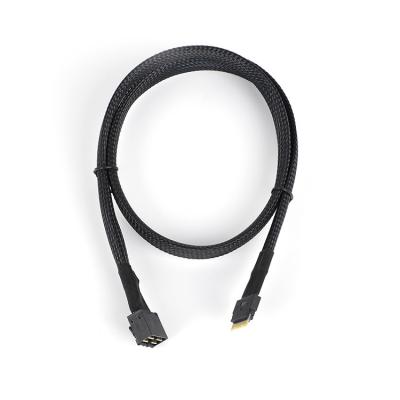 China Telecom MINI SAS Communication CABLE Slimsas sff8654 8I to SFF 8643 Data Cable 8I for sale