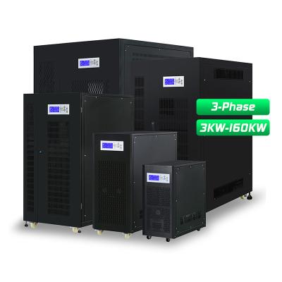 China Three Phase Inverter For Industry Or Home Off Grid Inverter 220v 380v Three Phase Solar Hybrid Inverter 3phase 20kva 50kva 80kva 150kw 100kw Hybrid Solar Hybrid for sale