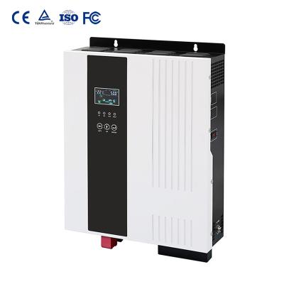 China Household/Office/House Single Phase Batteryless Hybrid Solar Inverter 48v 5000w 5kw MPPT Industrial High Frequency Integrated Solar Charge Controller for sale