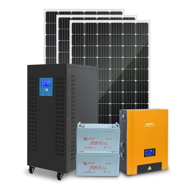 China Home Solar Energy Storage Off Grid PV Panel System 20kw Complete Solar Energy Power System 380v 192v for sale