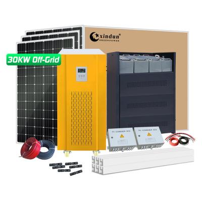 China Home Security System Home Security System 30kw 50kw Inverter Solar Panel 50kw Solar Panel Complete Industrial Systems Kit for sale