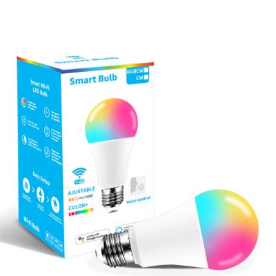 China Hotel RGBCW Smart Bulbs Apple HomeKit Smart Bulb Alexa Voice Control wifi bulb for sale