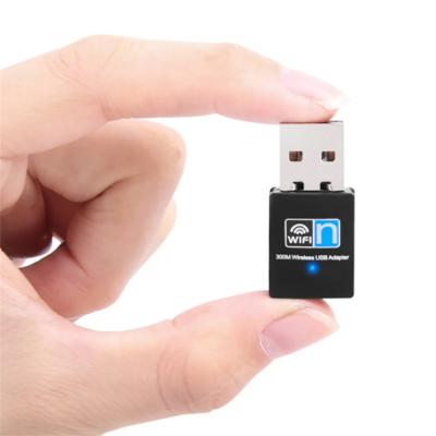 China Card High Speed ​​WiFi Network Adapter LAPTOP 300mbps usb wifi dongle ethernet dongle wireless receiver for sale