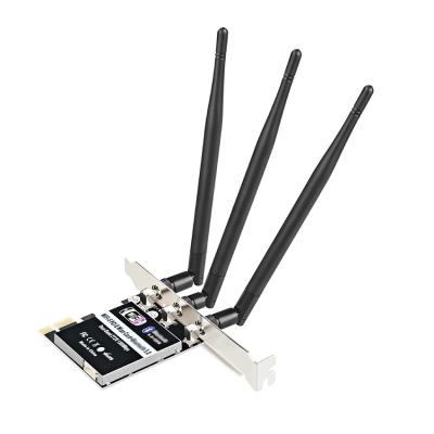 China For Router 1200Mbps Wifi PCIE Network Card wifi dongle module Wireless WiFi Receiver 802.11n/b/g/ac For Computer for sale