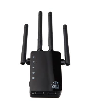 China OEM/ODM Wifi Wireless-N Repeater Router 1200mbps Wifi Booster Factory Direct UN-WRN08 for sale