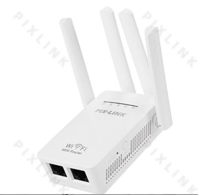 China Multi-function wireless repeater four antenna amplifier signal supplement router network equipment wifi signal supplement for sale