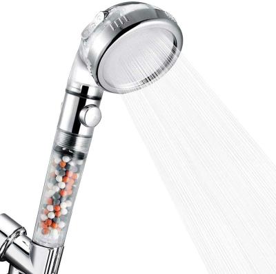 China Without Switch Hand Shower Ionic On&Off Stop Water Sprayer Water Saver Shower Head 3 for sale