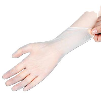 China Wholesale Household Waterproof Industrial Horticultural Examination Food Grade YUXA Food Grade PVC Transparent Disposable Gloves PO Free for sale