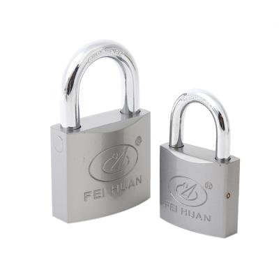 China Gate ; Warehouse ; Organization ; Establishment; School or personal use factory fire protection safety silver padlock with lazer marking for sale