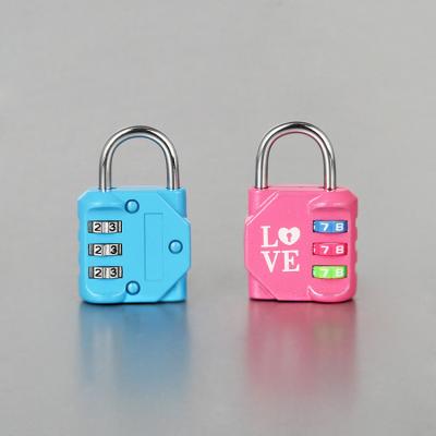 China Zinc alloy lock 3/4 digital lock password amazon candado combination padlock luggage locks for sale