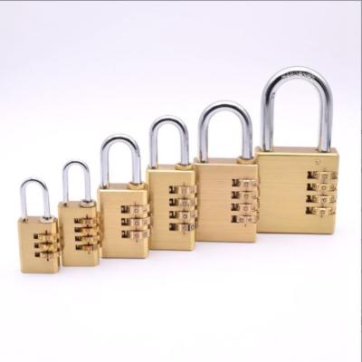 China Amazon candado Brass Digit 28MM*4 Brass Padlock Free Samples for sale