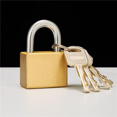 China Square Type Amazon Candado Padlock 3 Hardened Brass Padlock 4 Padlock Paddle Keys Padlock Key Same BKP340 for sale