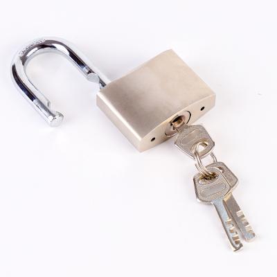 China High Quality Square Brass Waterproof Nickel Plated Key Security Candado Amazon Brass Padlock for sale