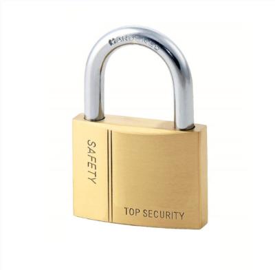 China Amazon candado brass heavy duty free sample solid brass padlock for sale