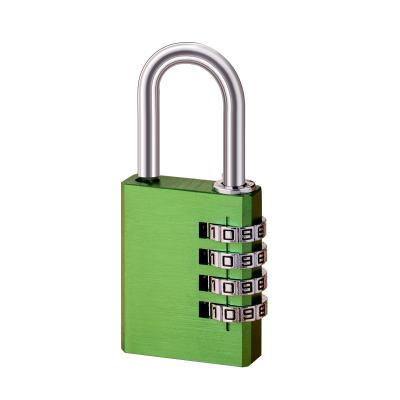 China Free samples Amazon candado 38mm*4 aluminum cube digit combination luggage padlock locks 38mm*4 for sale