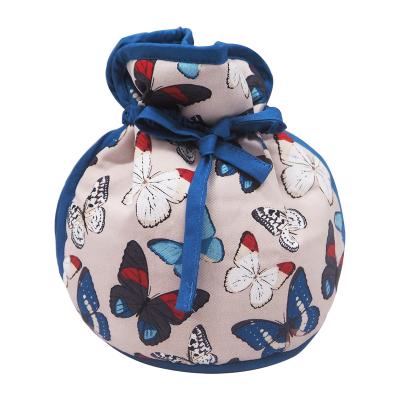 China Home Textile Cotton Fabric Heat Resistant Custom Printed Tea Cozy Keeping Warm for sale