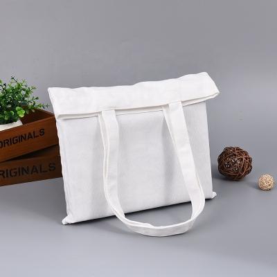 China Eco-friendly Collapsible Organic Cotton Canvas Tote Bags Wholesale Custom Printing Design White Empty Shoulder Shopping Bags for sale