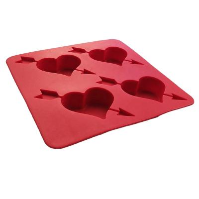 China Meita Home Silicone Viable Chocolate Mold Large Heart Shape Chocolate Mold Silicone Mold For Chocolate for sale