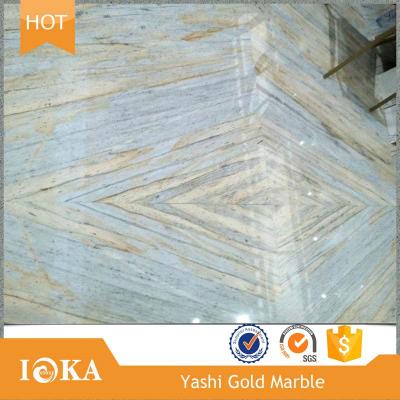 China Modern Yashi Gold Tiles and Marble Slabs, Blue Marble Tile for sale