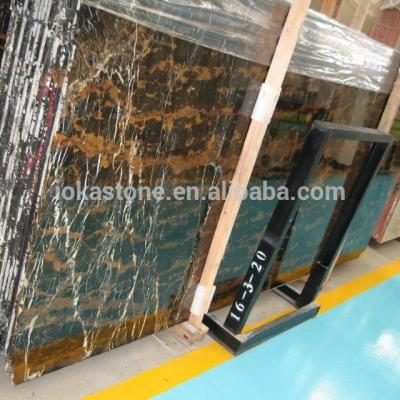 China Modern Natural Black Porto With Gold Veins Marble Tiles And Slabs for sale