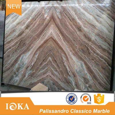 China Modern Wood Grain Palissandro Classico Symmetrical Marble Slabs and Tiles for sale