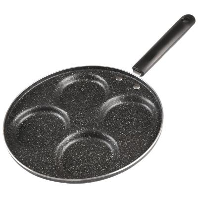 China Factory viable new product non-stick wok 4 holes egg cups egg pancake egg pan for sale