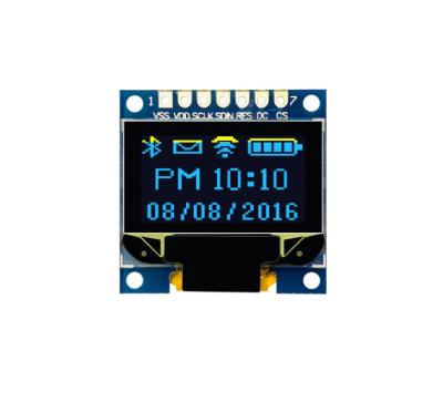 China 0.96inch Yellow Blue White OLED IIC Display Module SSD1306 0.96 0.96 Inch 7 Pin OLED LCD Display Module for sale