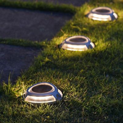 China Garden Inground Lighting Outdoor Waterproof Solar Wall Lamp Solar Floor Garden Underground Light for sale